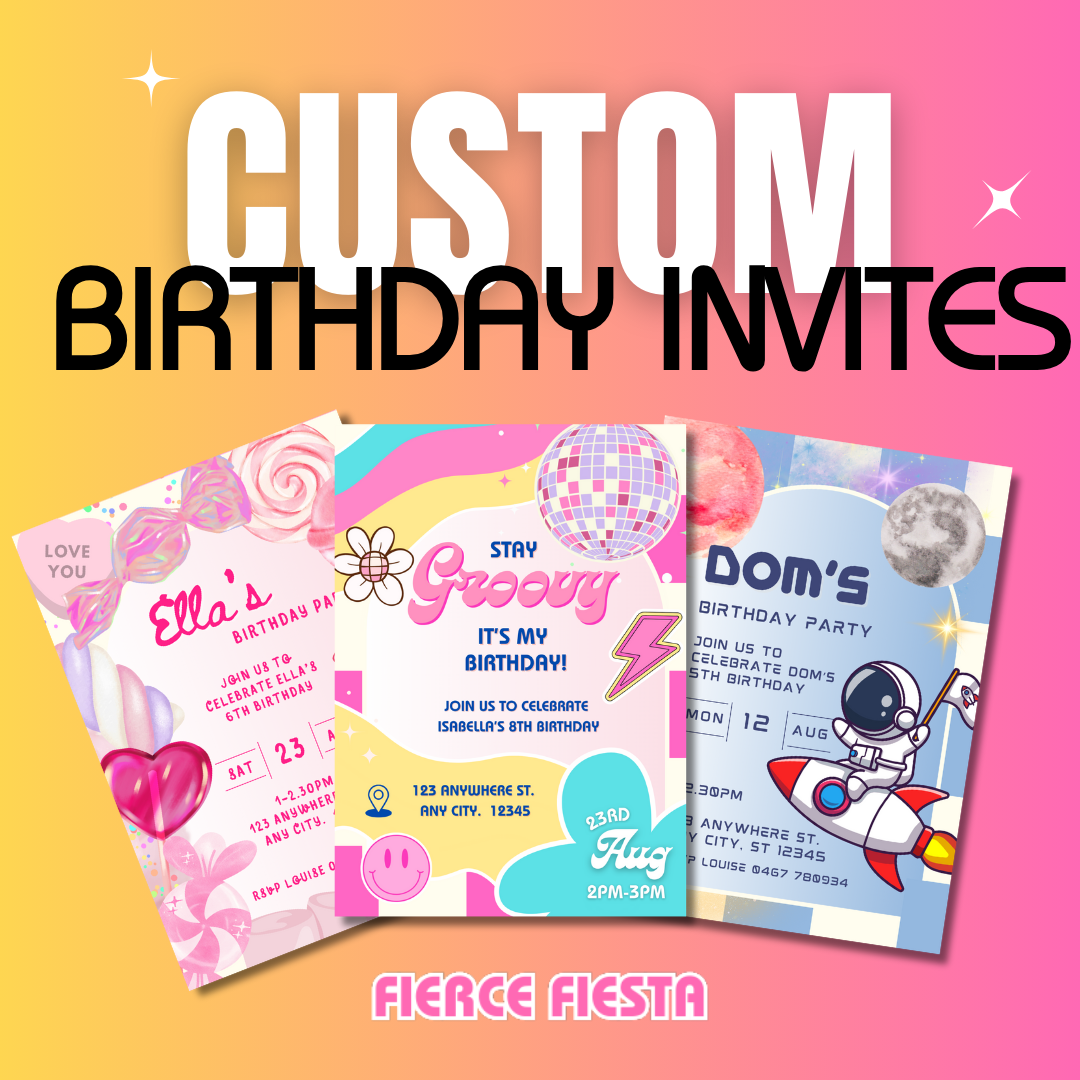 Custom Birthday Invitation