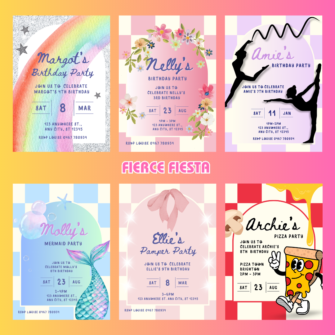 Custom Birthday Invitation