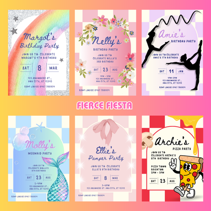 Custom Birthday Invitation