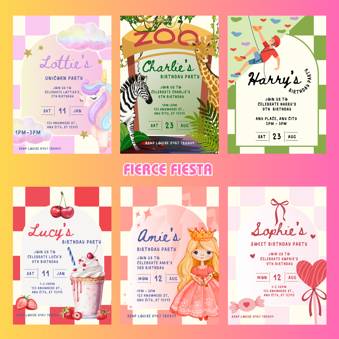 Custom Birthday Invitation