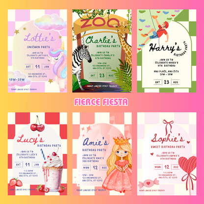 Custom Birthday Invitation