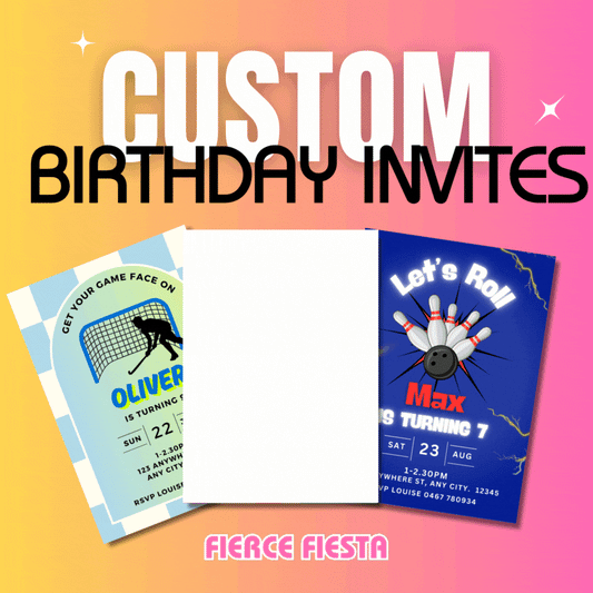 Custom Birthday Invitation